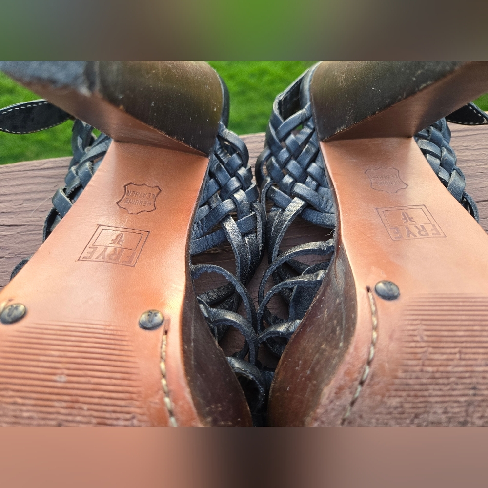 Frye Slingback Platform Heels - image 6